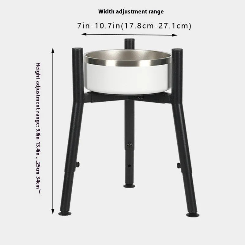 Purrfect Pet Kingdom® - Dog Bowl Adjustable Width Of Bracket - Bowls