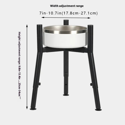 Purrfect Pet Kingdom® - Dog Bowl Adjustable Width Of Bracket - Bowls