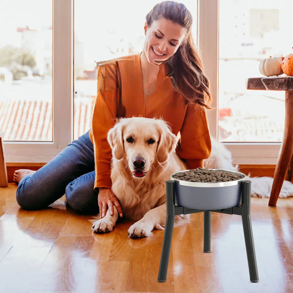 Purrfect Pet Kingdom® - Dog Bowl Adjustable Width Of Bracket - Bowls