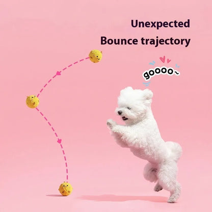 Purrfect Pet Kingdom® - Dog Cartoon Acanthosphere Sounding Toy Pet Molar Teeth - 0