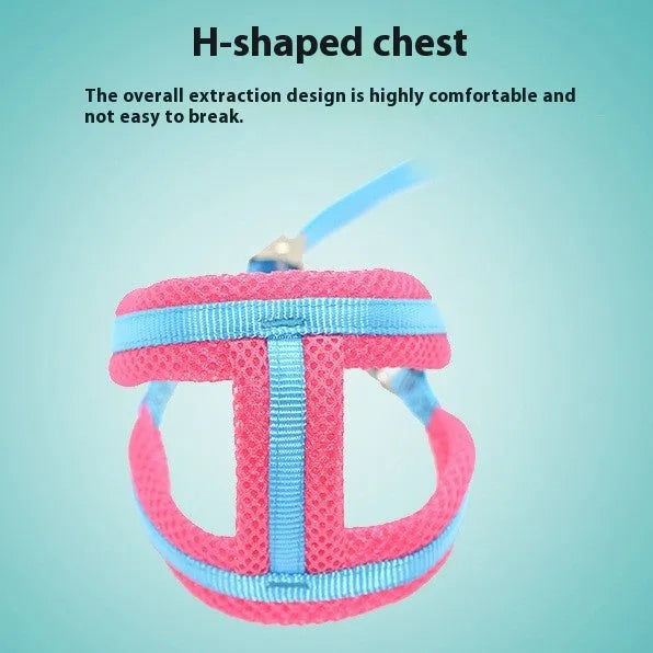 Purrfect Pet Kingdom® - Dog Hand Holding Rope Chest Strap Nylon Clip - Dog Harness