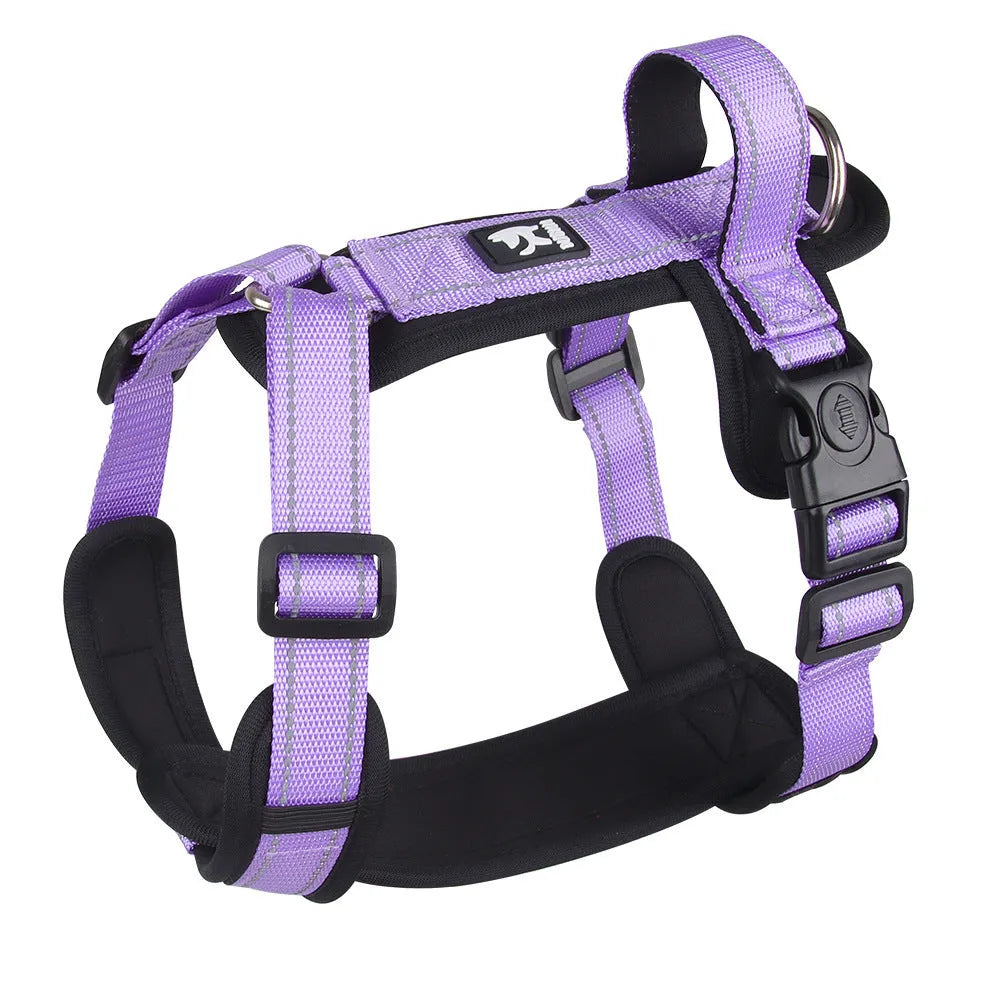 Purrfect Pet Kingdom® - Dog Hand Holding Rope Chest Strap Reflective Vest - 0