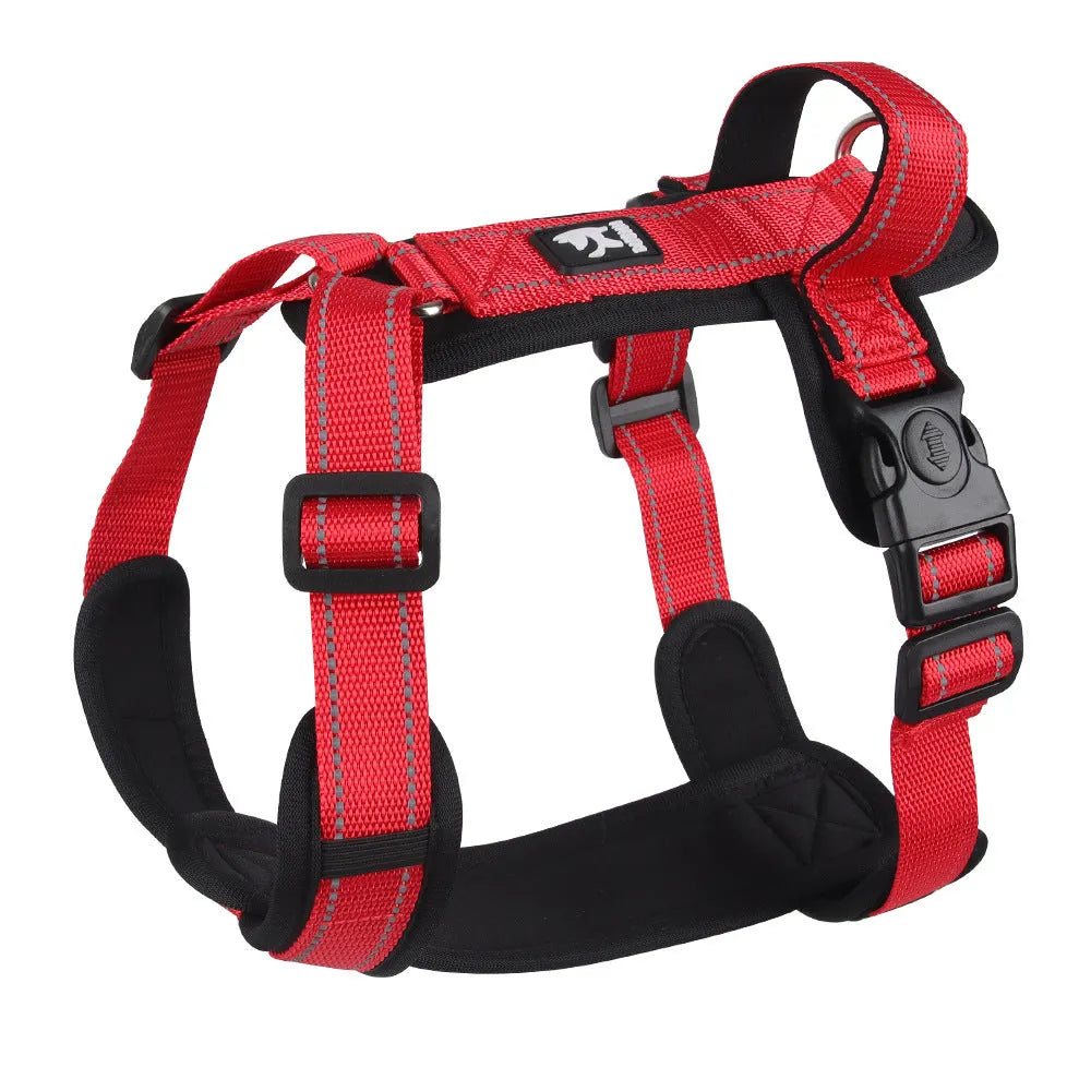 Purrfect Pet Kingdom® - Dog Hand Holding Rope Chest Strap Reflective Vest - Dog Harness