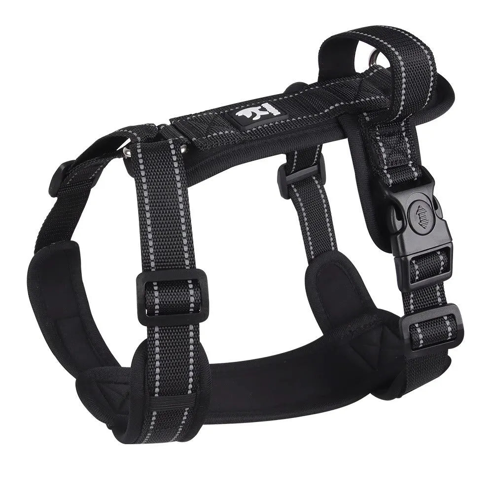 Purrfect Pet Kingdom® - Dog Hand Holding Rope Chest Strap Reflective Vest - Dog Harness