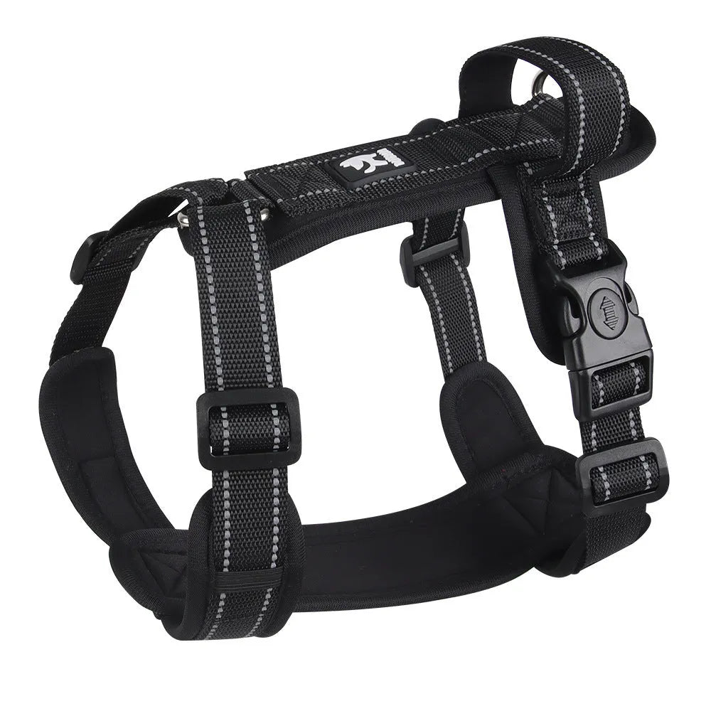 Purrfect Pet Kingdom® - Dog Hand Holding Rope Chest Strap Reflective Vest - Dog Harness