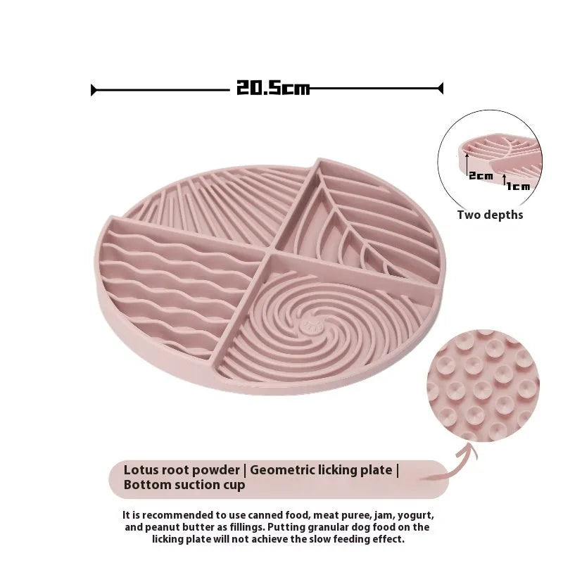 Purrfect Pet Kingdom® - Dog Licking Slow Food Mat Silicone Toy - Slow Feeder Bowls