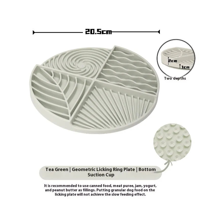 Purrfect Pet Kingdom® - Dog Licking Slow Food Mat Silicone Toy - Slow Feeder Bowls