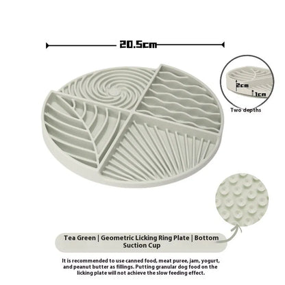 Purrfect Pet Kingdom® - Dog Licking Slow Food Mat Silicone Toy - Slow Feeder Bowls