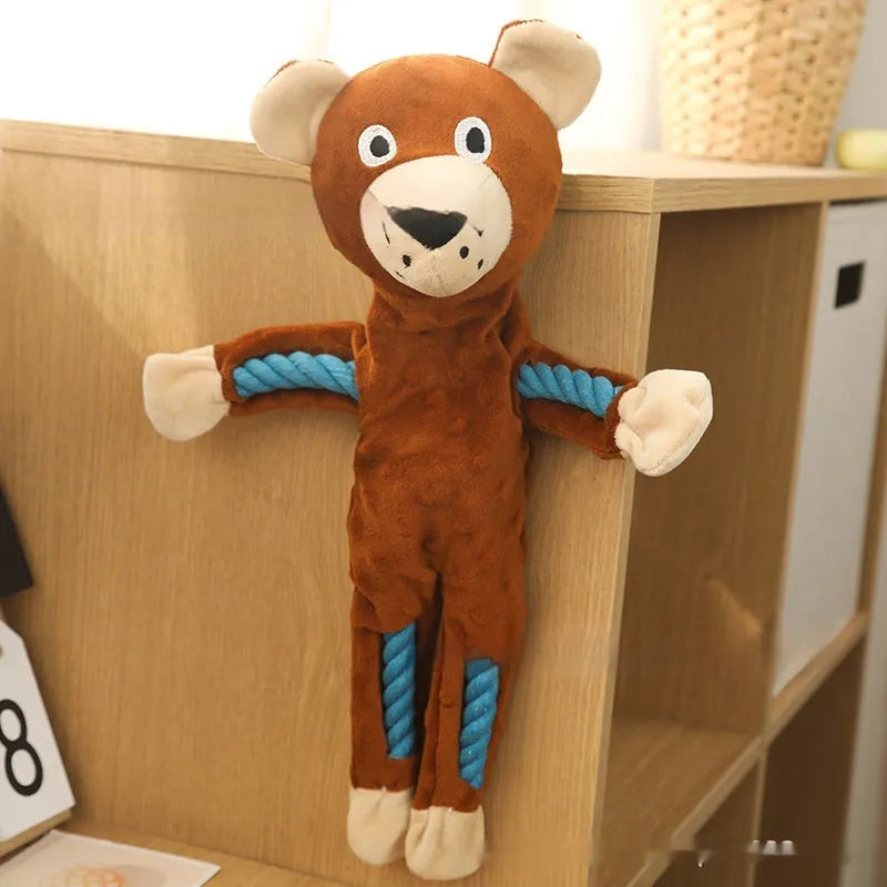 Purrfect Pet Kingdom® - Dog Molar Teeth Cleaning And Bite Resistance Cotton Rope - Dog Toys