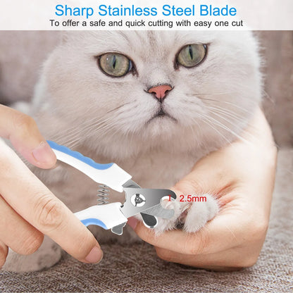 Purrfect Pet Kingdom® - Dog Nail Clippers Pet Cat Nail Toe Trimmer Stainless Steel - Nail Care