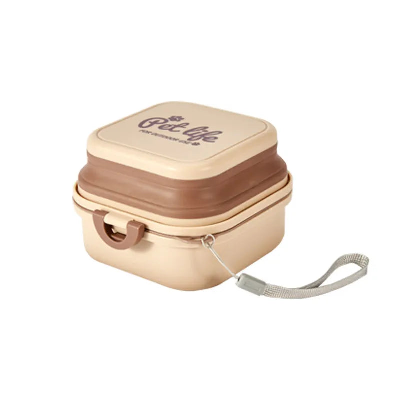 Purrfect Pet Kingdom® - Dog Outdoor Folding Bowl Double-layer Drinking Water Pet - 0