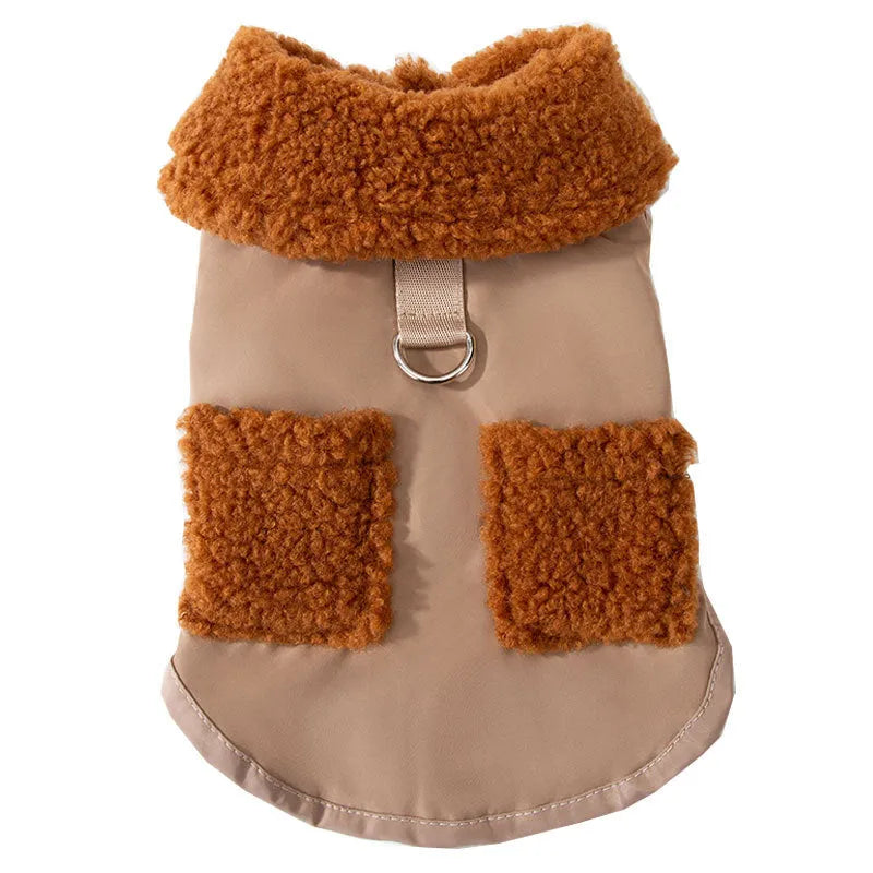 Purrfect Pet Kingdom® - Dog Puppy Clothes Korean Style Coffee Sweater Fit Small Dog - Pet Sweaters