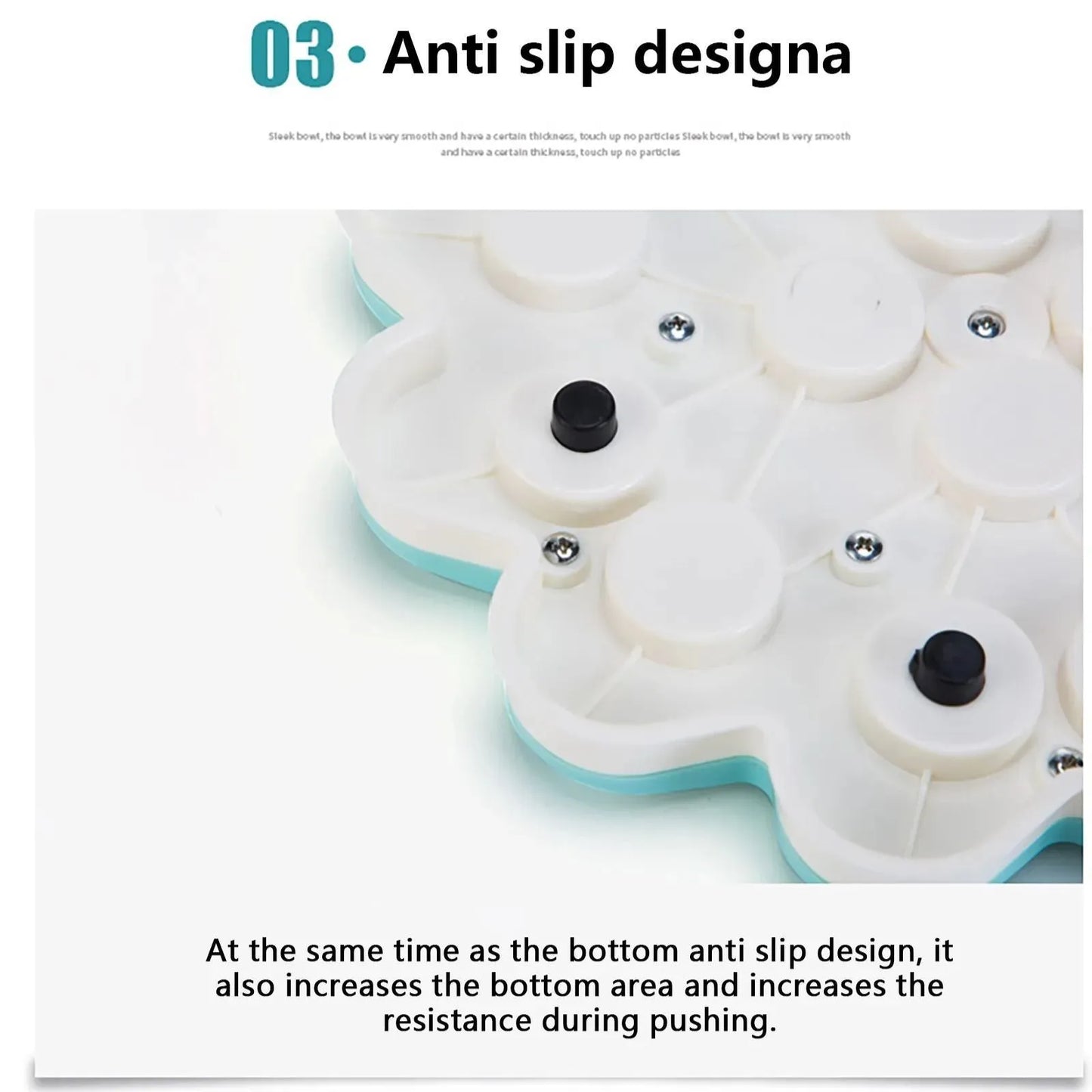 Purrfect Pet Kingdom® - Dog Puzzle Slow Bowl Flower Shape Improve Pet IQ Interactive - Dog Toys