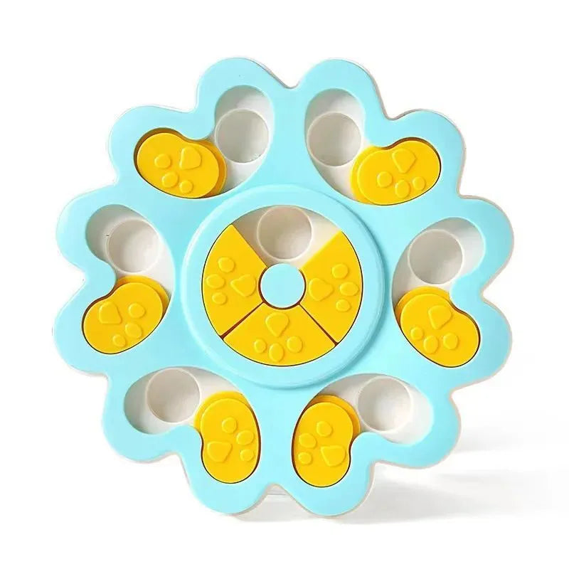 Purrfect Pet Kingdom® - Dog Puzzle Slow Bowl Flower Shape Improve Pet IQ Interactive - Dog Toys