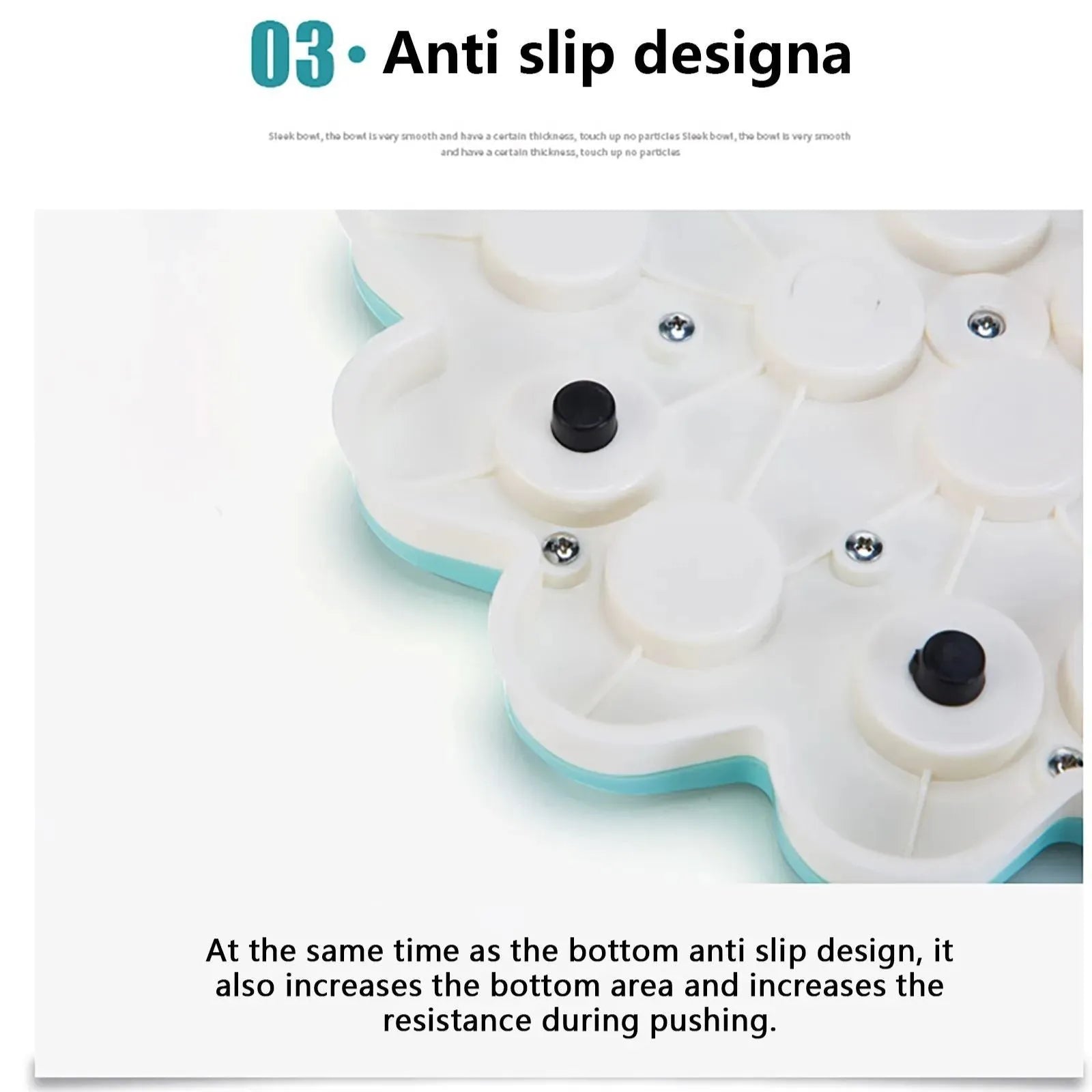 Purrfect Pet Kingdom® - Dog Puzzle Slow Bowl Flower Shape Improve Pet IQ Interactive - Dog Toys