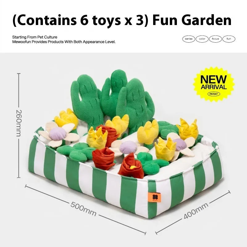 Purrfect Pet Kingdom® - Dog Sniffing Mat Hiding Food Sniffing Blanket - 0