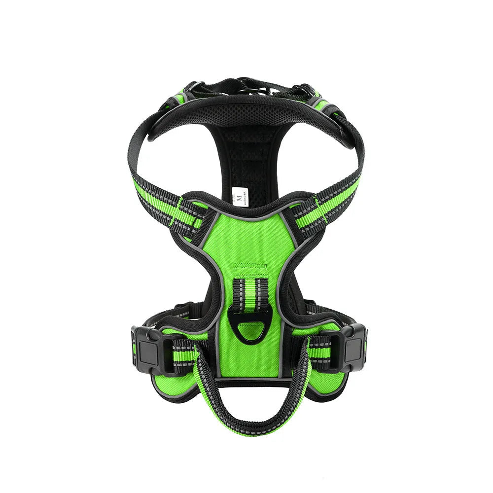 Purrfect Pet Kingdom® - Dog Vest Chest And Back Breathable Reflective Gallus Hand - 0