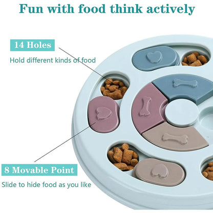 Purrfect Pet Kingdom® - Dogs Food Puzzle Feeder Toys for IQ Training and Mental - Pet Supplies