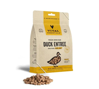 Purrfect Pet Kingdom® - Duck Mini Nibs Dog Food by Vital Essentials -Freeze Dried - Dog Food
