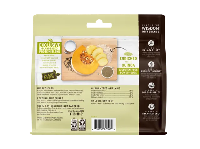 Purrfect Pet Kingdom® - Earth Animal Wisdom Air Dried From The Seed Jerky Dog Treats - Dog Treats