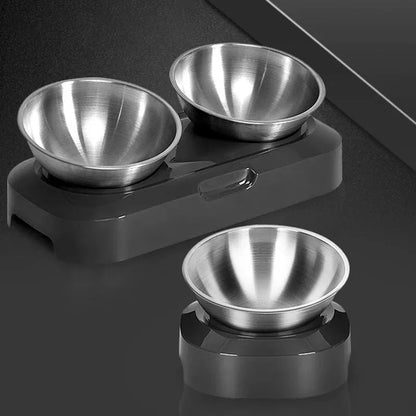 Purrfect Pet Kingdom® - Easy To Clean Stainless Steel Cat Bowl Dog Food And Water - Bowls