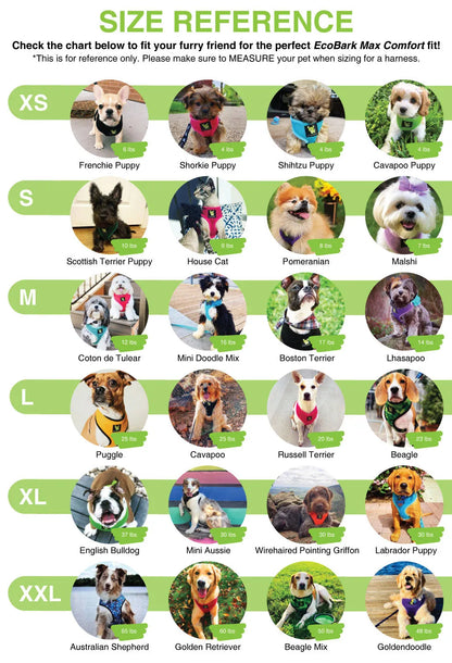 Purrfect Pet Kingdom® - EcoBark Mint Turquoise Dog Harness - Over-the-Head Soft Mesh - Dog Harness