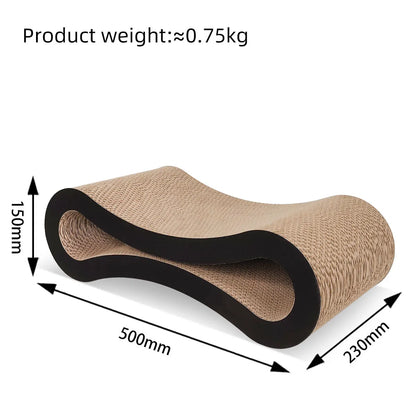 Purrfect Pet Kingdom® - Eight-shaped Large Cat Toy Corrugated Paper - Cat Scratchers