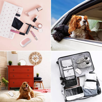 Purrfect Pet Kingdom® - Electric Massage Cat Brushes Hand Held Portable Vibration - Deshedders