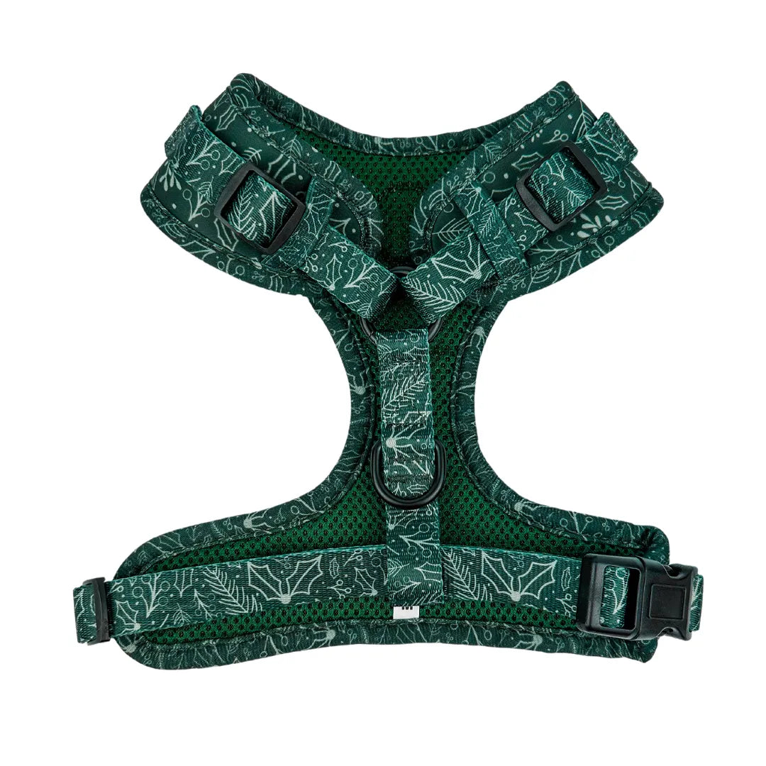 Purrfect Pet Kingdom - Evergreen Soft Neoprene Adjustable Dog Harness for Comfort - Harnesses