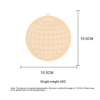 Purrfect Pet Kingdom® - Fish-shaped Round Pet Silicone Snack Pad - Slow Feeder Bowls