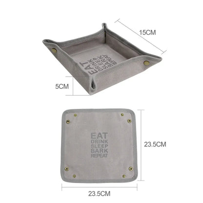 Purrfect Pet Kingdom® - Foldable Canvas Easy To Clean Pet Portable Food Bowl - 0