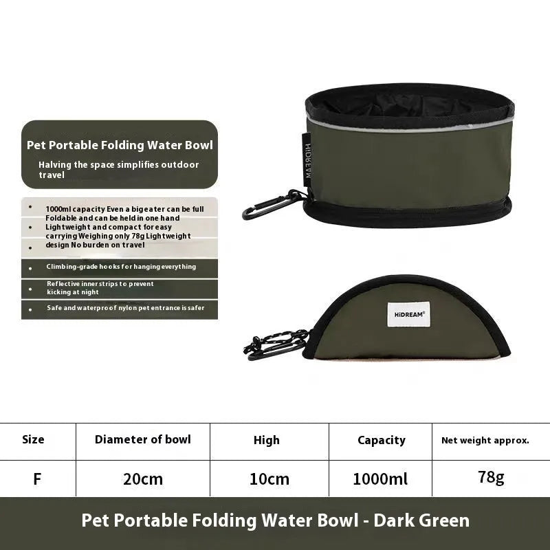 Purrfect Pet Kingdom® - Folding Bowl For Pet Dog Traveling - 0