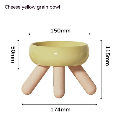 Purrfect Pet Kingdom® - Food Water Pet Ceramic Color Feeding Dogs And Cats Supplies - Bowls