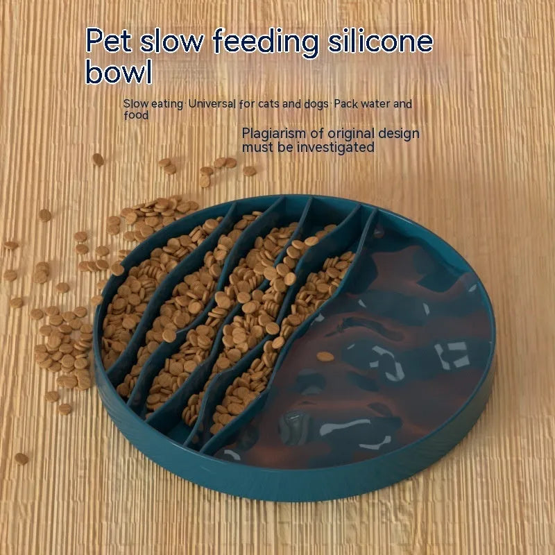 Purrfect Pet Kingdom® - For Cats And Dogs Lick Plate - Slow Feeder Bowls