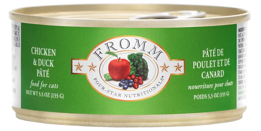 Purrfect Pet Kingdom® - Fromm 4 Star Chicken and Duck Cat Pate (5.5oz) - Wet Cat Food