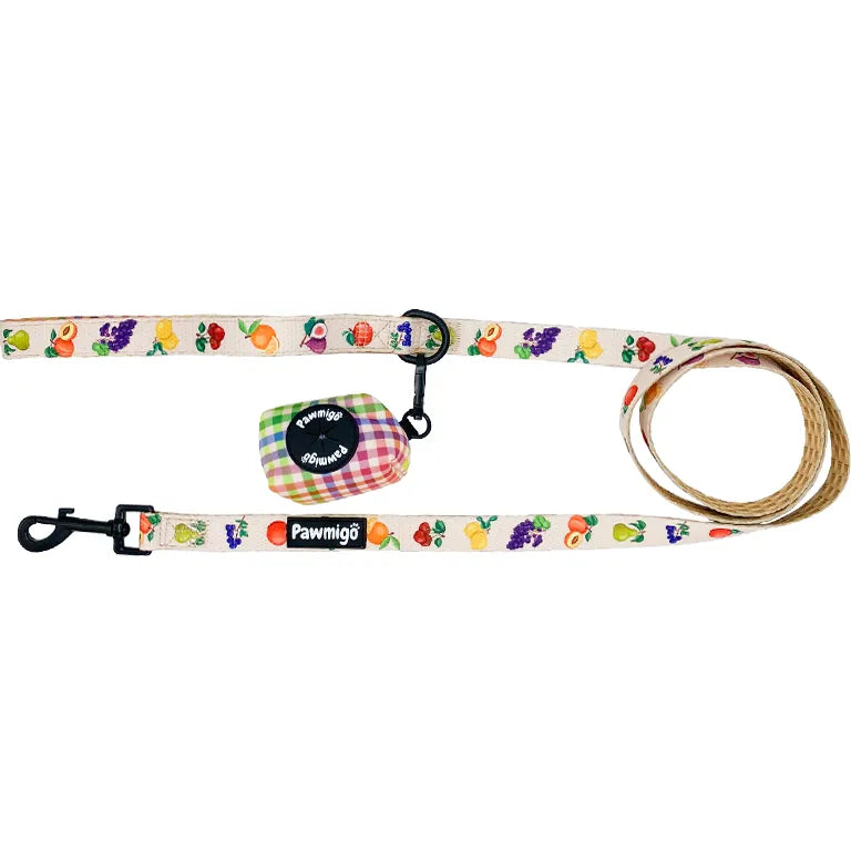 Purrfect Pet Kingdom - Frootie Patootie Dog Leash and Collar Set for Stylish Pets - Pet Leashes