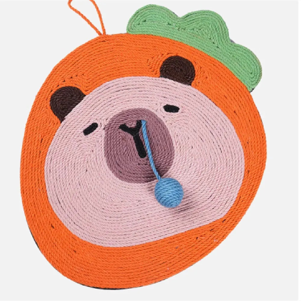 Purrfect Pet Kingdom® - Fruit Dolphin Sisal Wall Cat Scratch Board Wear-resistant - 0