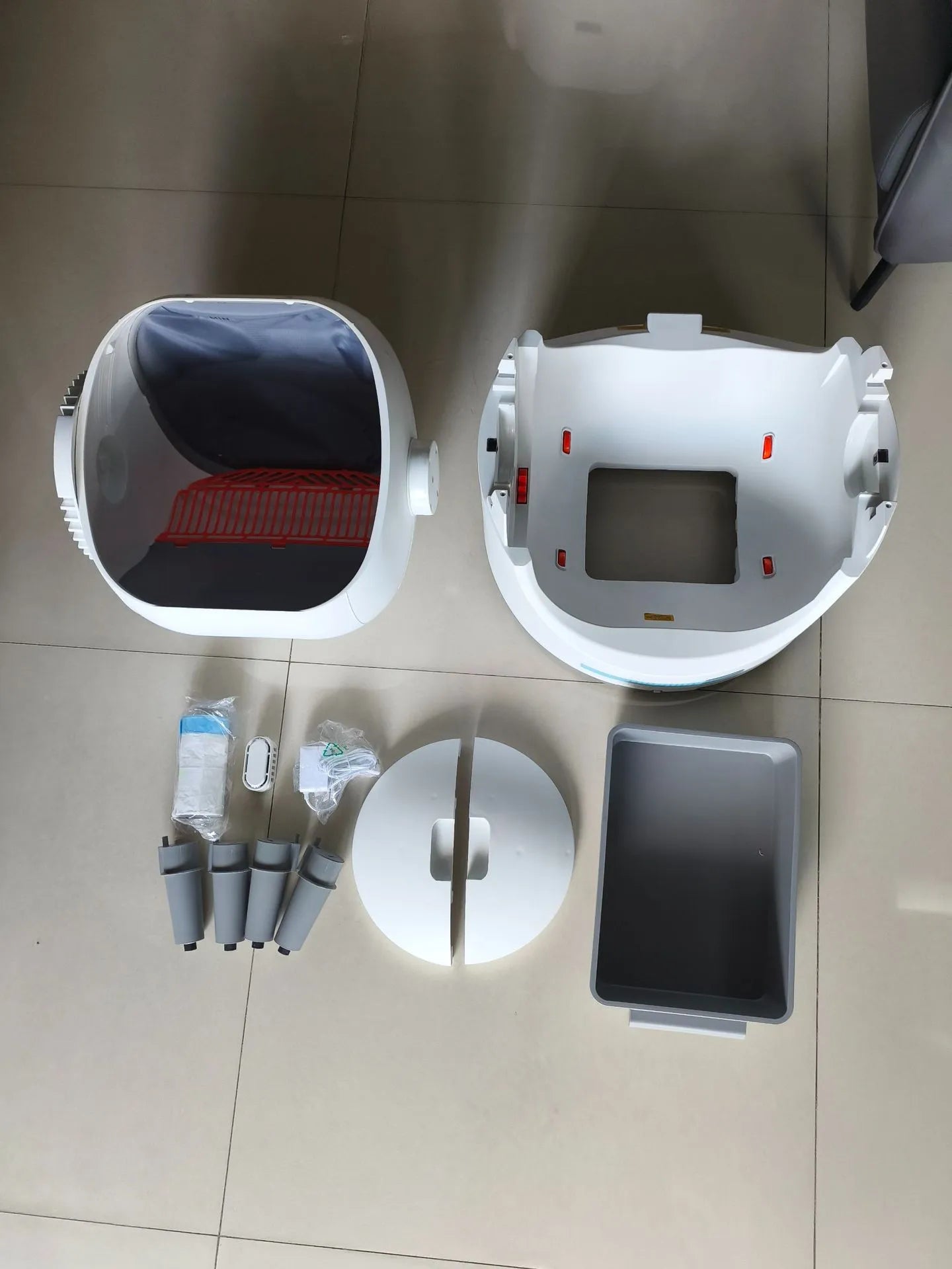 Purrfect Pet Kingdom - Fully Automatic Cat Litter Box With Large Space Intelligent - Smart Litter Boxes