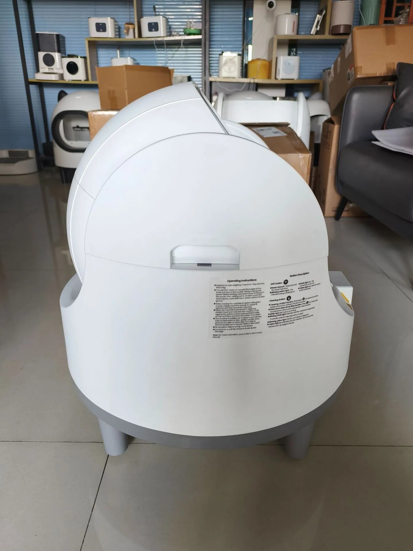 Purrfect Pet Kingdom - Fully Automatic Cat Litter Box With Large Space Intelligent - Smart Litter Boxes