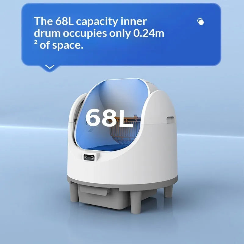Purrfect Pet Kingdom - Fully Automatic Cat Litter Box With Large Space Intelligent - Smart Litter Boxes