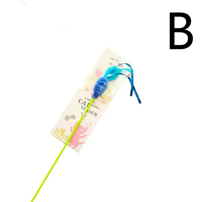 Purrfect Pet Kingdom® - Funny Cat Rod Funny Cat Rod Cat Interactive Toy Cat Toy - Cat Toys