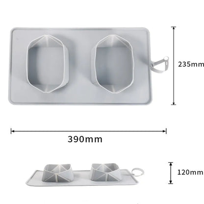 Purrfect Pet Kingdom® - Generic Portable Pet Feeder Silicone Bowls For Dog And Cat - 4