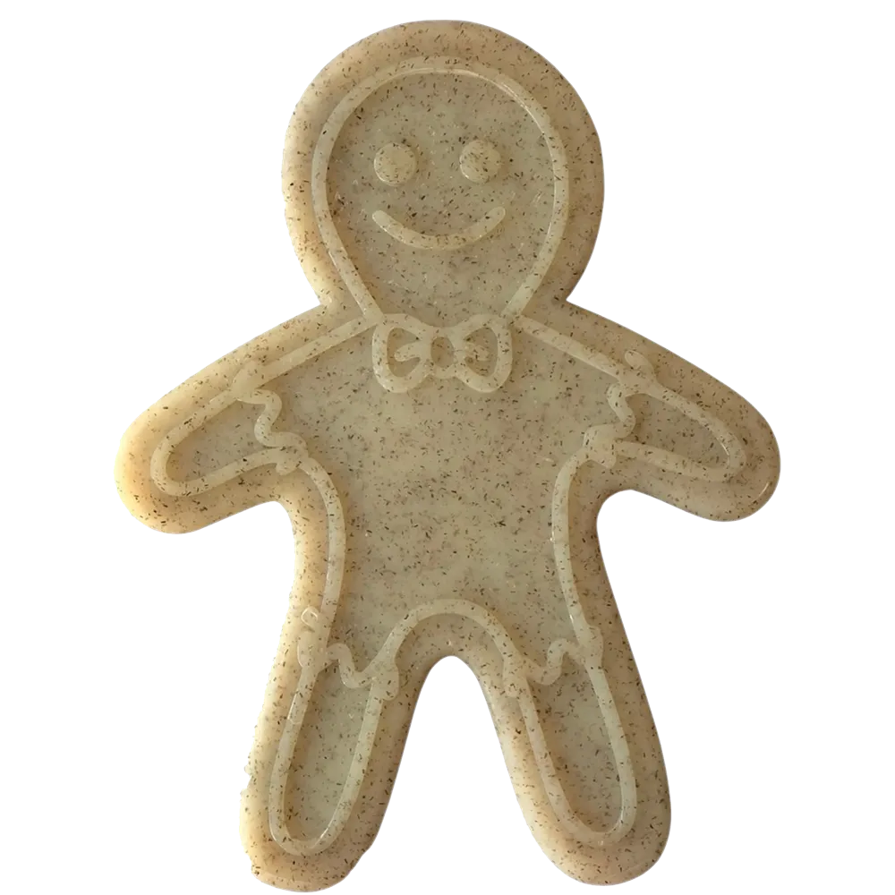 Purrfect Pet Kingdom - Gingerbread Man Nylon Dog Chew Toy for Aggressive Chewers | USA - Toys