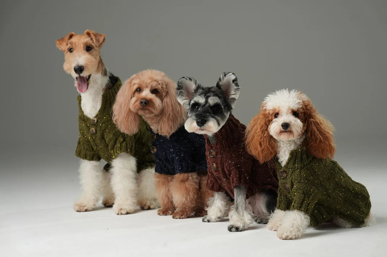 Purrfect Pet Kingdom® - GLACIER PET SWEATER - NAVY - Pet Sweater