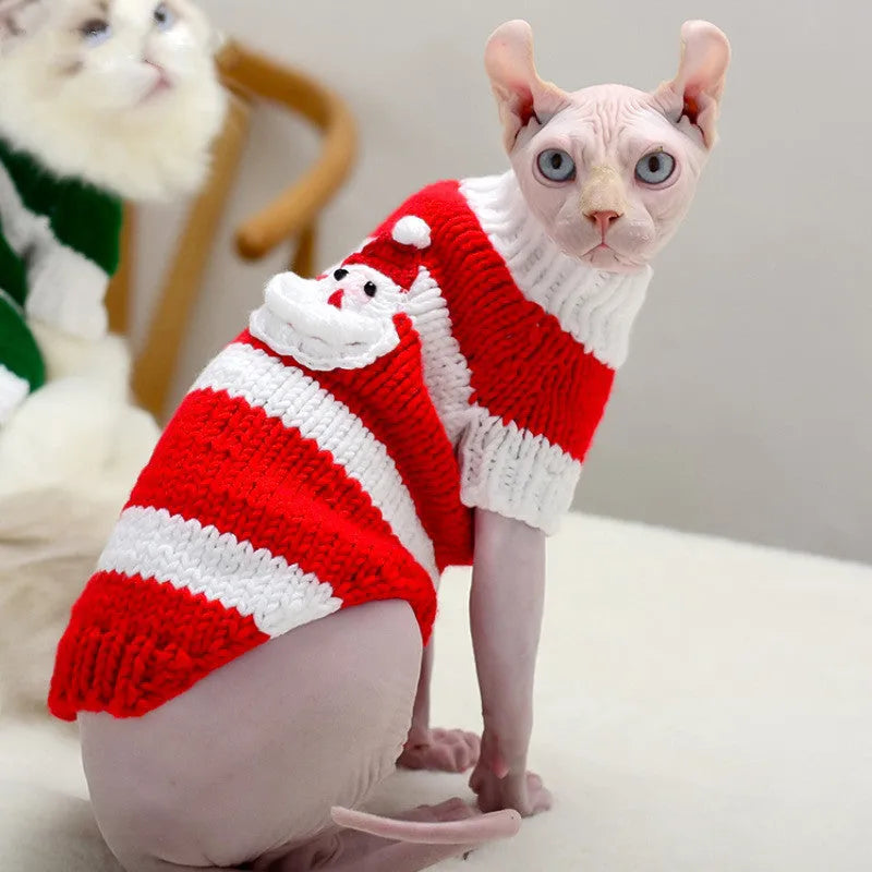 Purrfect Pet Kingdom® - Hairless Cat Warm Sweater Pet Cat Clothes - Grooming