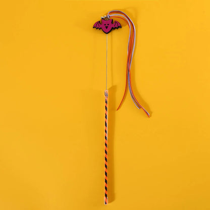 Purrfect Pet Kingdom® - Halloween Cat Teaser Sounding Bell Pet Cat Interactive Toy - Cat Toys