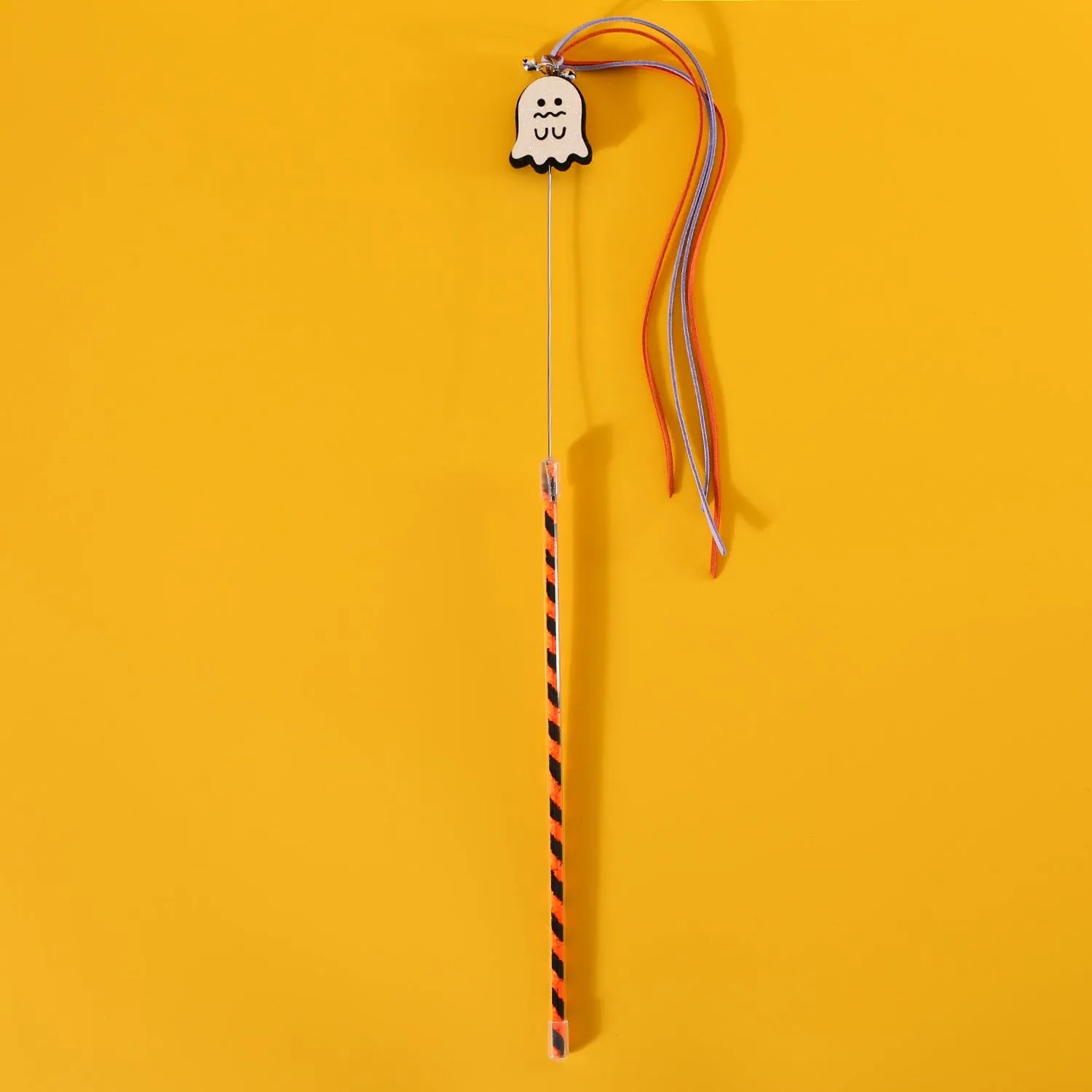 Purrfect Pet Kingdom® - Halloween Cat Teaser Sounding Bell Pet Cat Interactive Toy - Cat Toys