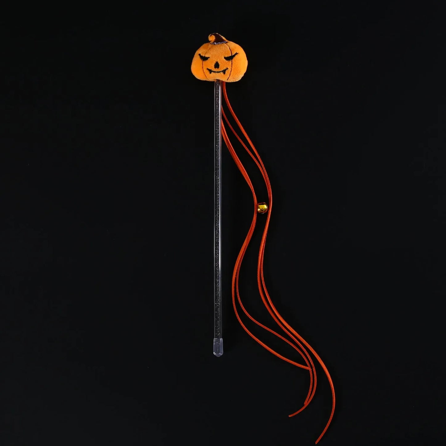 Purrfect Pet Kingdom® - Halloween Cat Teaser Stick Cartoon Plush Spider Pumpkin Bat - Cat Toys