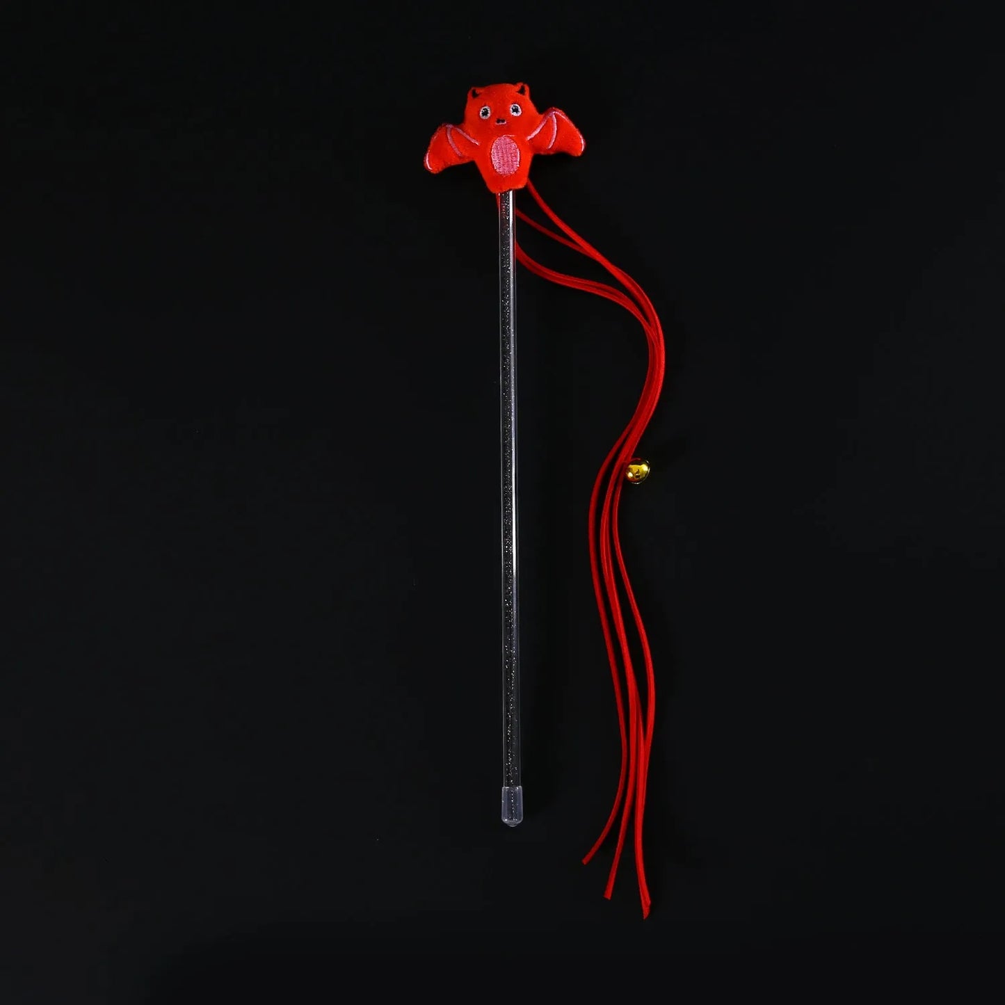 Purrfect Pet Kingdom® - Halloween Cat Teaser Stick Cartoon Plush Spider Pumpkin Bat - Cat Toys