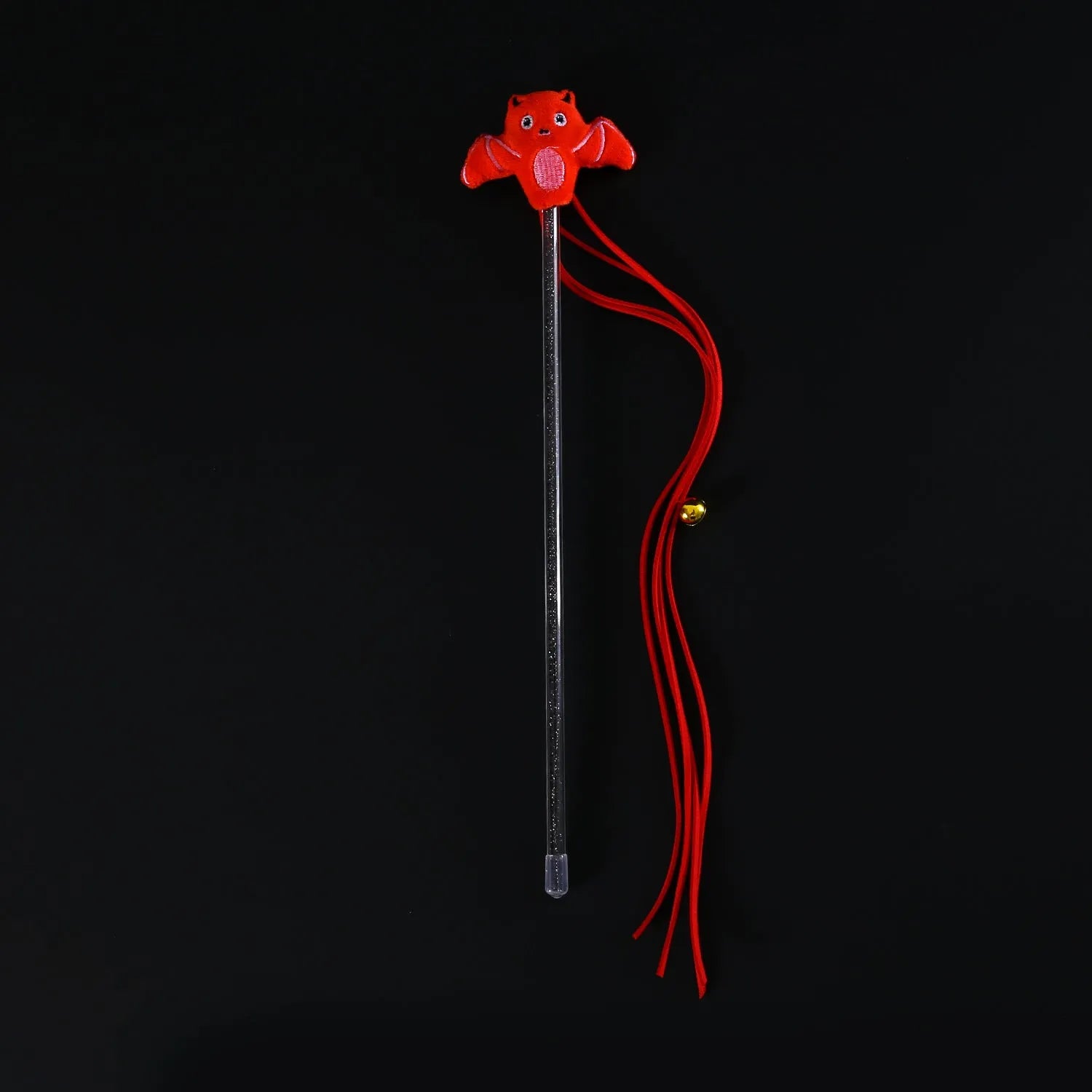 Purrfect Pet Kingdom® - Halloween Cat Teaser Stick Cartoon Plush Spider Pumpkin Bat - Cat Toys